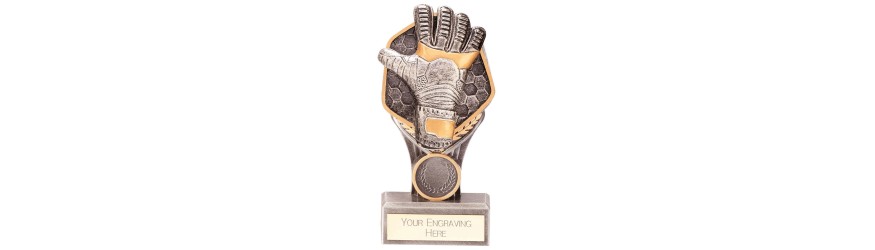 FALCON FOOTBALL GOALKEEPER TROPHY - 4 SIZES - 14CM TO 24CM FALCON FOOTBALL GOALKEEPER TROPHY - 4 SIZES - 14CM TO 24CM
